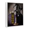Stupell Industries Black Cat Gothic Books Framed Giclee, design by Lori Mosley